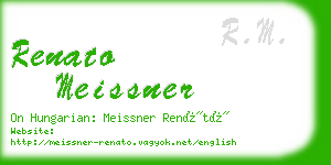 renato meissner business card